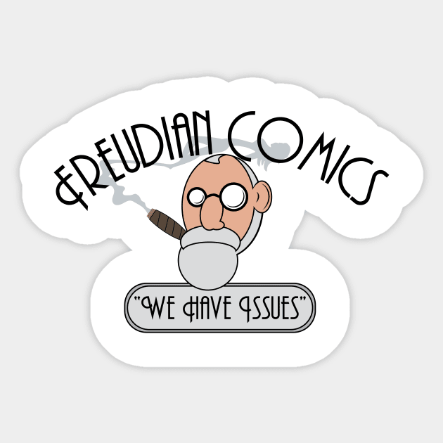 Freudian Comic Sticker by BishopCras